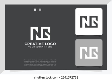 CREATIVE N G LATTER LOGO DESIGN