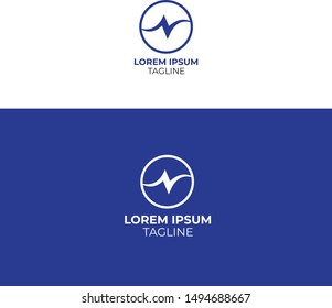 Creative n letter logo design template 