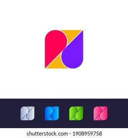 Creative N Letter Logo Design - N Logo Design Vector - Awesome N Icon Template