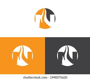 Creative N Letter Logo Design
