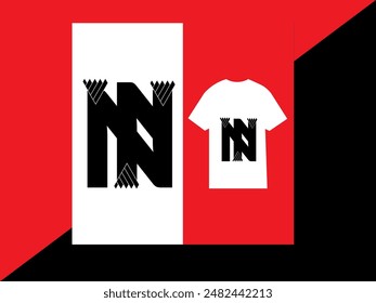 Plantilla de diseño de logotipo de letra N creativa