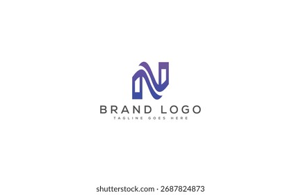 Creative N logo for Branding and Startups.