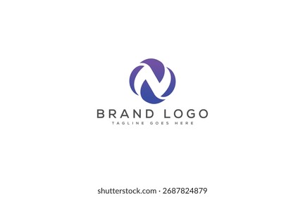 Creative N logo for Branding and Startups.