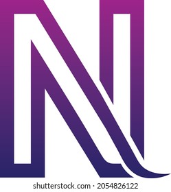 Creative N logo icon design
