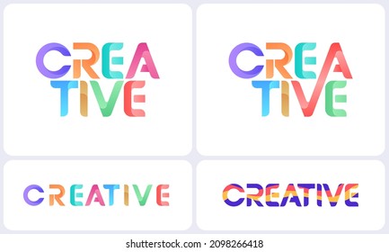 Creative Name Lettering vector editable Illustration 