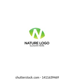 Creative Nature Logo Design Vector