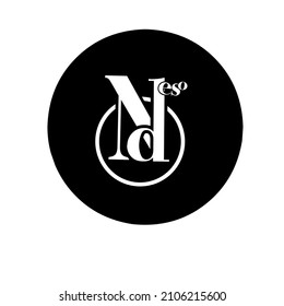 creative nd modern writing logo design