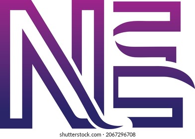 Diseño de iconos de logotipo de Creative NE
