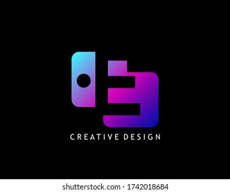 Creative Negative Space E Letter Logo, geometric shape design concept with initial E icon for technology, business, finance and more brand identity.  