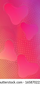 Fondo Creativo Neon Rosa. Diseño mínimo de la tapa. Plantilla ligera para tapa, afiche, banner, tarjeta de felicitación. Burbujas abstractas al estilo Memphis.Patrón digital moderno con formas fluidas.