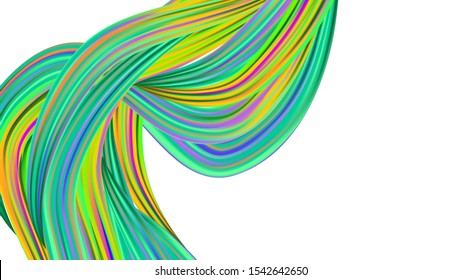 Creative Neon Pink, Blue, Violet Background. Minimal Watercolor Layout. Light Template for Cover, Poster, Banner, Greeting Card. Modern Digital Pattern with Rainbow Brush Strokes. Abstract Realistic