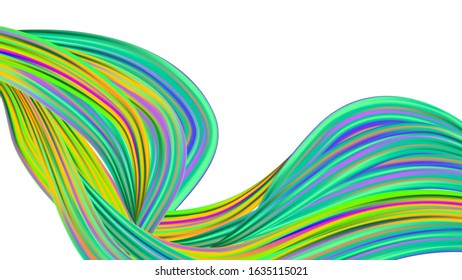 Creative Neon Pink, Blue, Violet Background. Modern Digital Pattern with Rainbow Brush Strokes. Minimal Watercolor Layout. Abstract Realistic Light Template for Cover, Poster, Banner, Greeting Card.