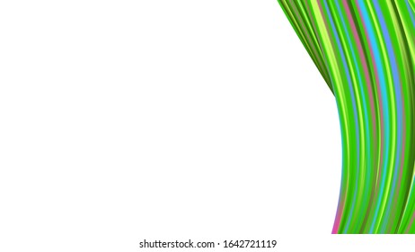 Creative Neon Pink, Blue, Violet Background. Abstract Realistic Minimal Watercolor Layout. Modern Digital Pattern with Rainbow Brush Strokes. Light Template for Cover, Poster, Banner, Greeting Card.