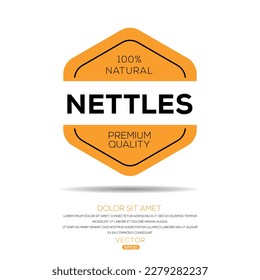 Creative (Nettles), Nettles-Label, Vektorgrafik.