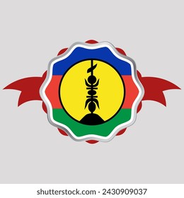 Creative New Caledonia Flag Sticker Emblem