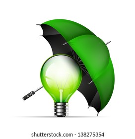 Creative New Idea protection concept vector