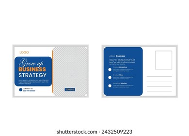 creativo nuevo diseño de tarjeta postal plantilla de vector .