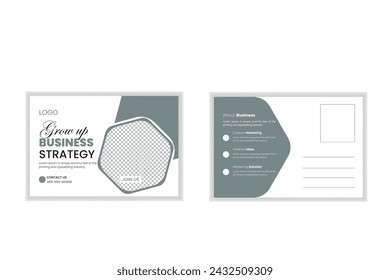 creativo nuevo diseño de tarjeta postal plantilla de vector .