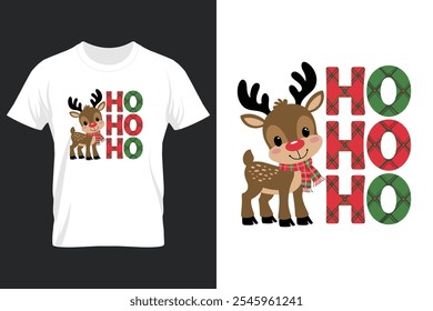 creative new typography t-shirt design-  Ho Ho Ho