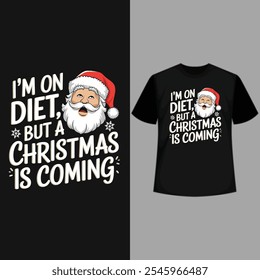 creative new typography t-shirt design- Christmas vibe 