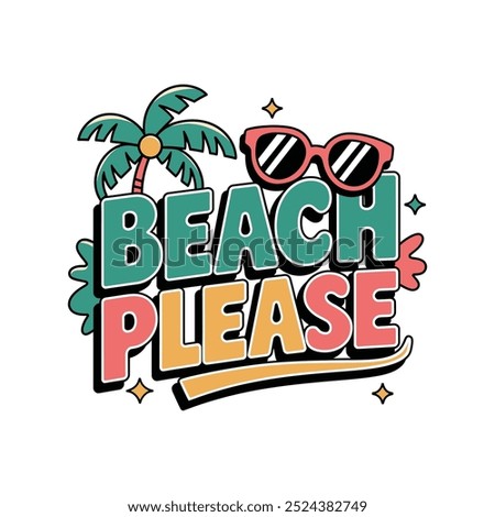 creative new typography t-shirt design- Best mom- Beach Please