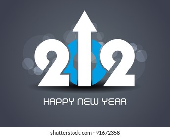 creative new year 2012 design.