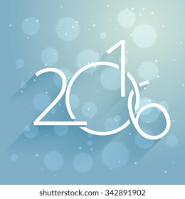 creative new year 2016 design