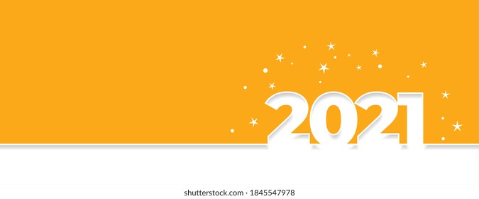 Creative new year 2021 card for greeting or invitations