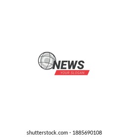 Creative news logo template collection