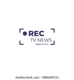 colección de plantillas de logotipo de noticias creativas
