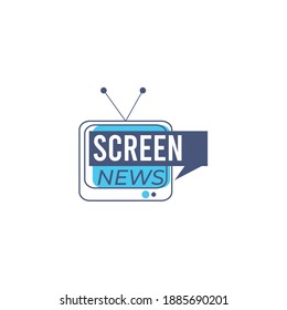 Creative news logo template collection