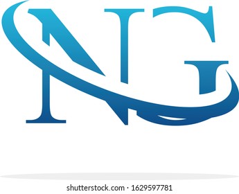 Creative NG Logo Icon Design