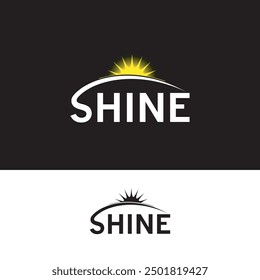 Creative Night Shine Wordmark Logo
