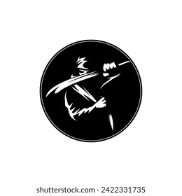 Creative Ninja Logo design illustration