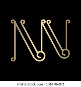CREATIVE NN LOGO, NN GOLDEN LOGO