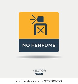 Creative (No Perfume) Icon, Vector Sign.