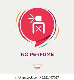 Creative (No Perfume) Icon, Vector Sign.