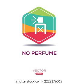 Creative (No Perfume) Icon, Vector Sign.