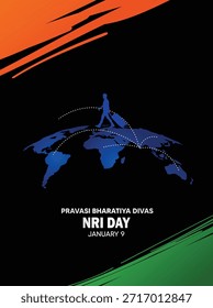 Obra de arte creativa del Día de la IRN que celebra a las divas de Pravasi Bharatiya con enfoque global de la diáspora india