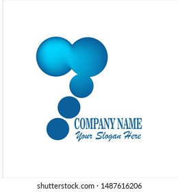 Creative Number 7 design vector template on The Business Card Template. Abstract Colorful Alphabet .Friendly funny.ABC Typeface.Type Characters Logotype symbols