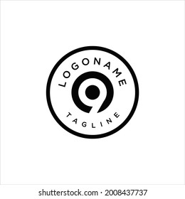 Creative number 9 Logo Design. Nine Logo Designs.