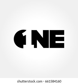 Creative number one symbol - Shutterstock ID 661584160