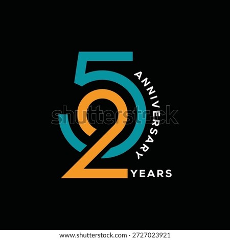 creative number twenty-five logo design, 25 anniversary logo graphic, 25 years symbol icon vector 