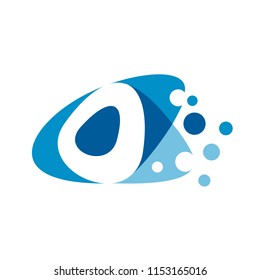 creative number zero logo template, 0 logo