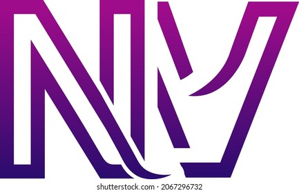 Creative NV logo icon design
