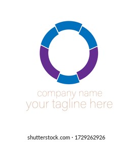 Creative O- letter icon abstract logo design vector template.Business offer,partnership icon.Corporate business and industrial logotype symbol.Vector illustration