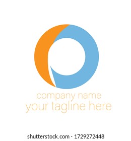 Icono creativo de letra-O diseño de logotipo abstracto plantilla de vector.Oferta comercial,icono de asociación.Símbolo comercial e industrial de logotipo.Ilustración vectorial