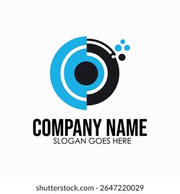 Creative O letter logo for corporate style