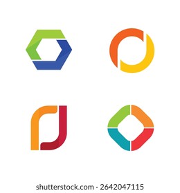 Creative O Letter Logo Design with Abstract Circular Pattern for Modern Business Identity