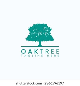 Creative Oak Tree Logo Design Vector Template